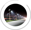 Solar Powered LED Garden & Street Lights